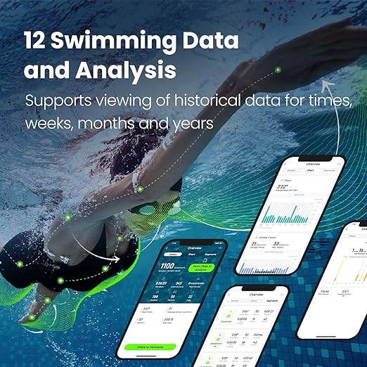 Holoswim 2 Pro AR Smart Swim Goggles | Prescription Myopia Lens Friendly | AI Data Tracking & Waterproof Fitness Goggles